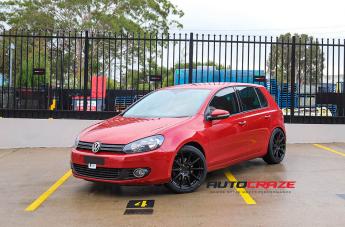 VOLKSWAGEN GOLF ESSEN SATIN BLACK